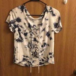 Seriously Soft Girl Tee With Tie Dye Pattern